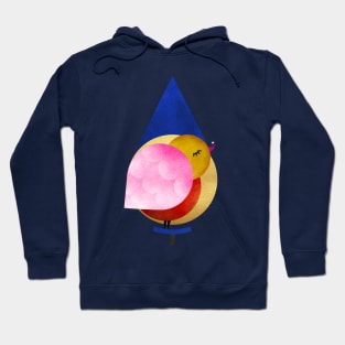 Birdie kisses the sweet morning raindrop Hoodie